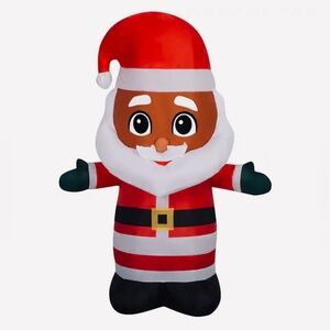 Holiday Living 3.5 Lighted Christmas Santa Clause Yard Inflatable Blow Up. NEW